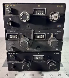 3 x King Aircraft Nav/Com Radio Units - Untested - LOW START BID!